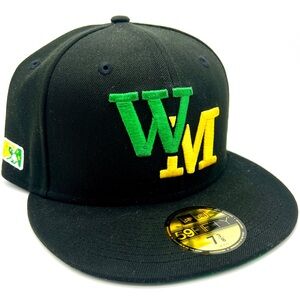 Waste Management WM New Era Black Fitted Cap Hat 7 3/8